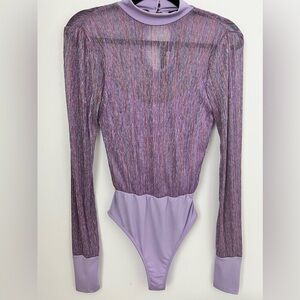 Fashion Nova metallic bodysuit